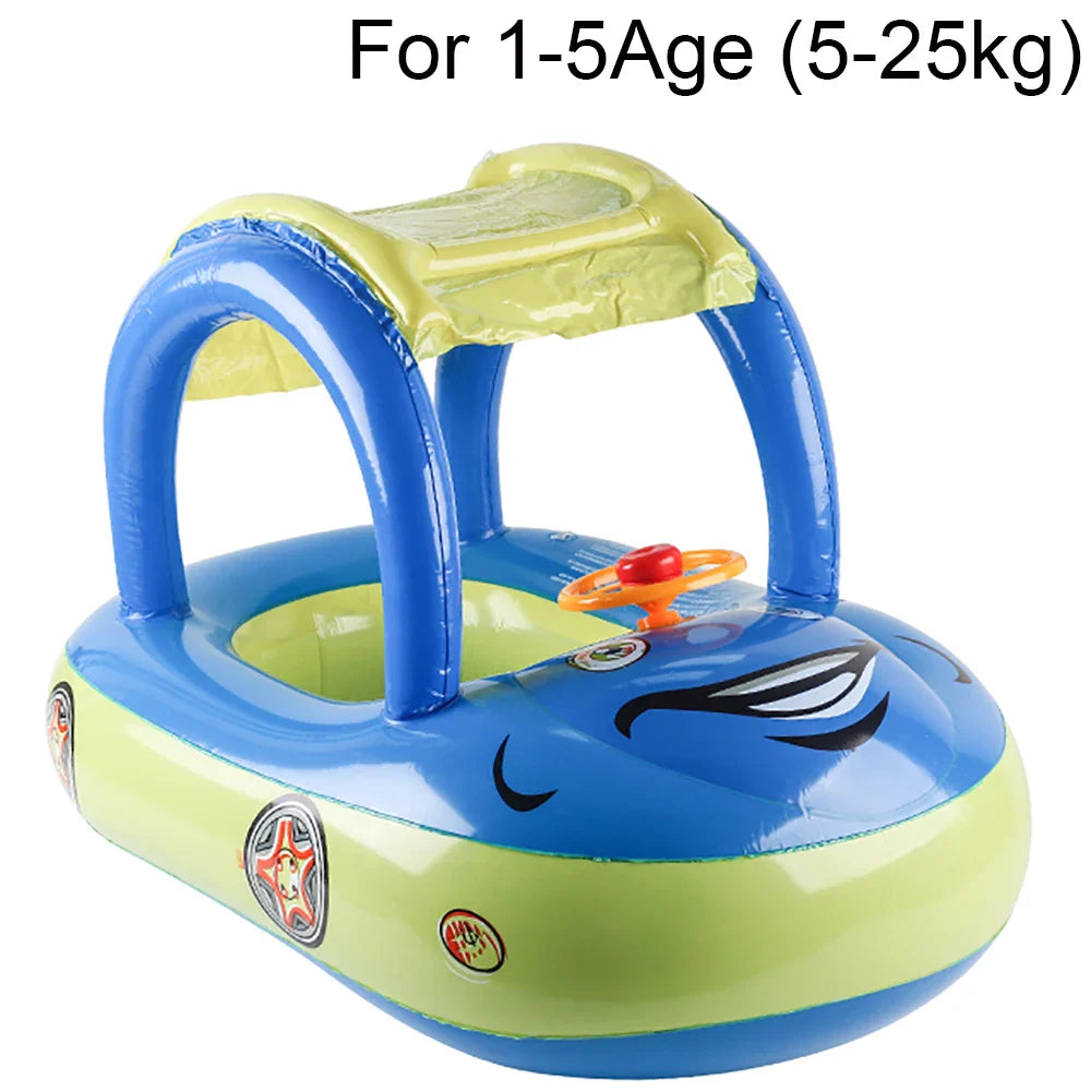 π Car-Shaped Toddler Pool Float | Baby Swimming Ring for Beach & Pool FunποΈ Perfect for Ages 4β6 | π Secure, Comfy & Adorable Ride-On Float