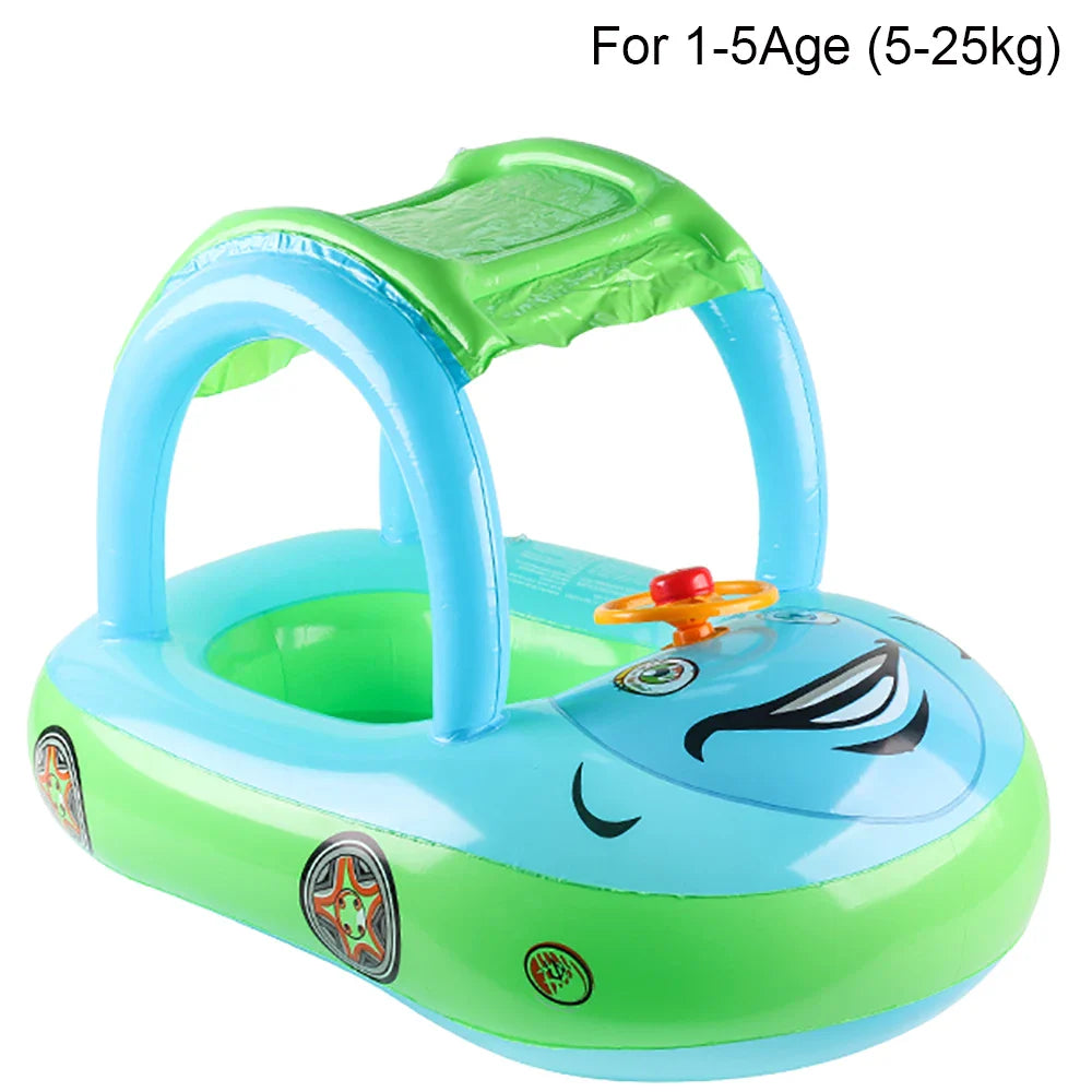 π Car-Shaped Toddler Pool Float | Baby Swimming Ring for Beach & Pool FunποΈ Perfect for Ages 4β6 | π Secure, Comfy & Adorable Ride-On Float
