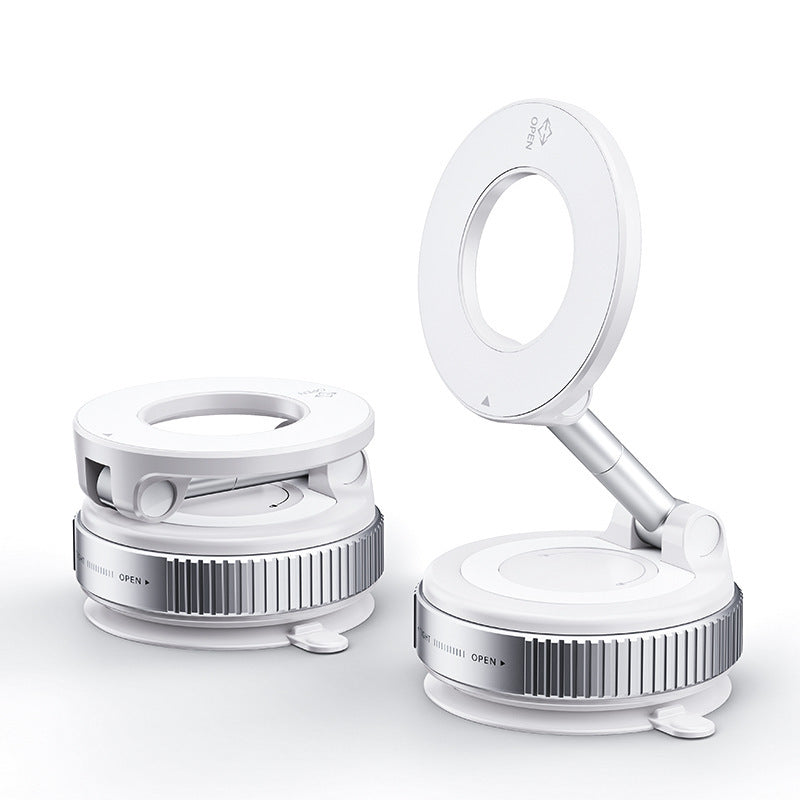 Car Mount Electric Vacuum Magnetic Holder Foldable Strong Suction Stand