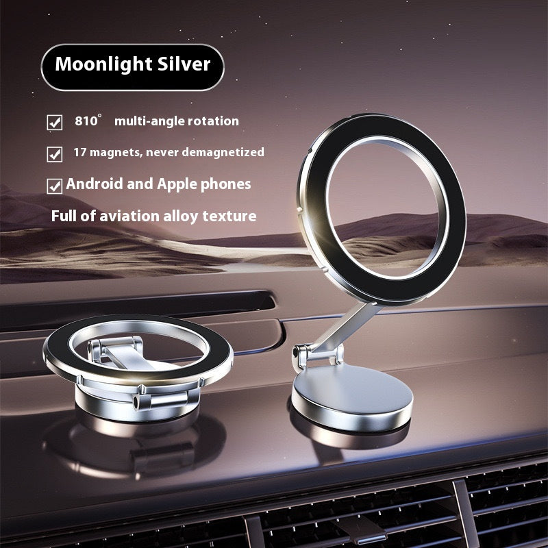 Car Mount Electric Vacuum Magnetic Holder Foldable Strong Suction Stand